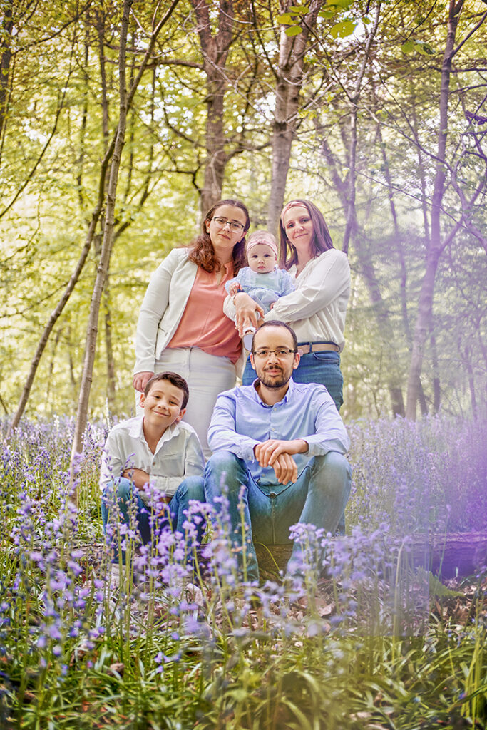 Séance photo en famille