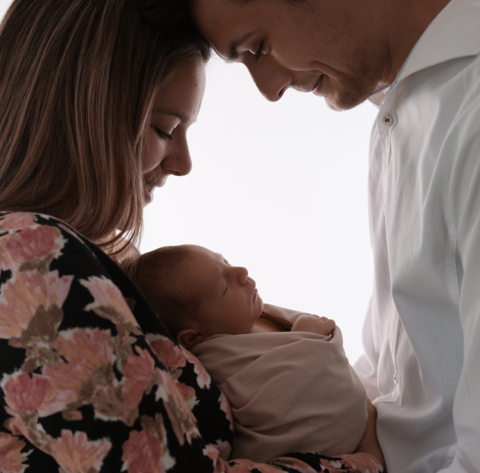 photo naissance avec parents